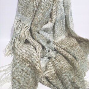 Throw Blanket Fuzzy Faux Alpaca Wool